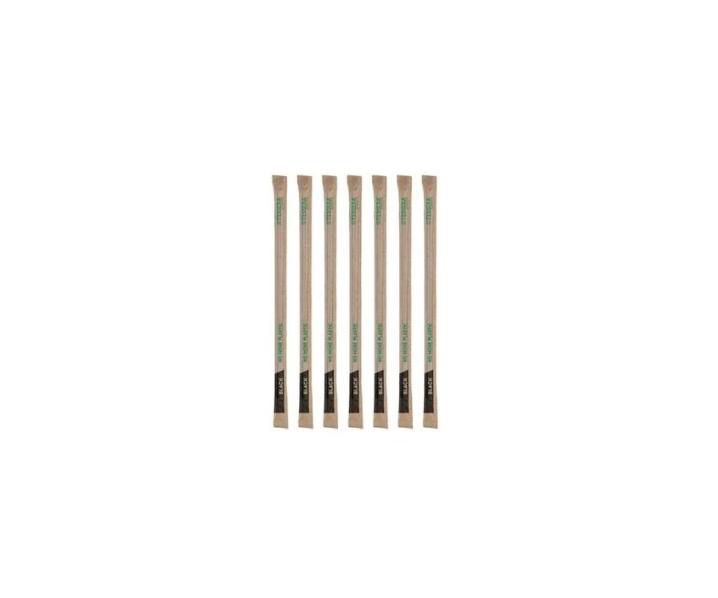 Paper Straws FSC Black Straight