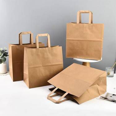 Paper bags with handles