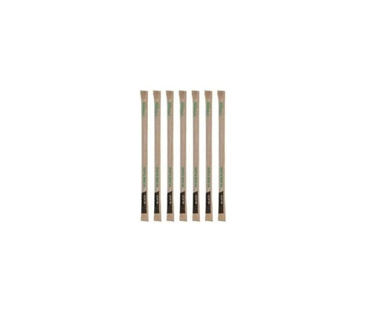 Paper Straws FSC Black Straight