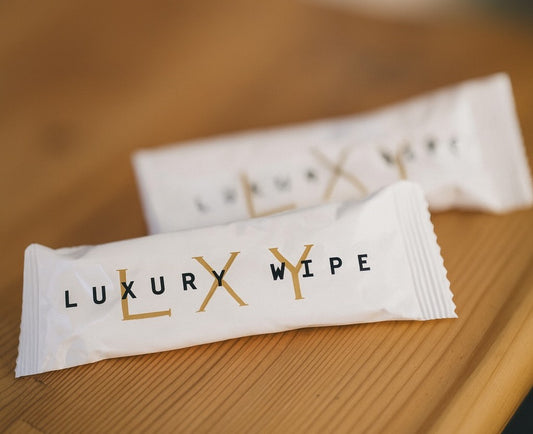Luxury predesigned water base wet napkins (box of 250)