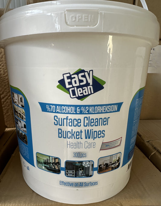 Surface cleaner with 70% alcohol 2% chlorhexidine 300 pcs wipes